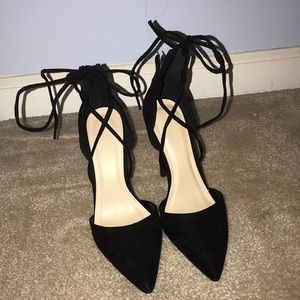 Forever 21 Pointed Black Heels